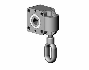 oogwindwerk blokmodel met aluminium oog in 3 uitvoeringen