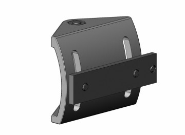 aluminium voorlijstaansluiting voor knikarmscherm