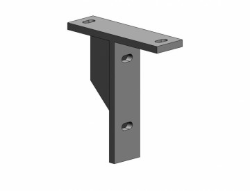 plafondsteun  aluminium voor zonwering