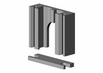 aluminium lagerhouder