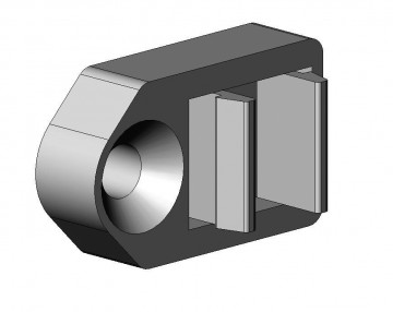 bevestigingsblok voor screengeleider