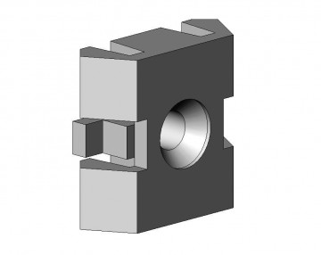 bevestigingsblok voor screengeleider
