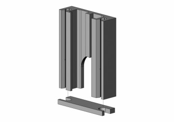 aluminium lagerhouder