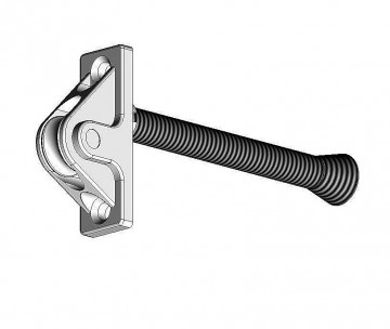 Kunststof koord of staaldraad doorvoerset