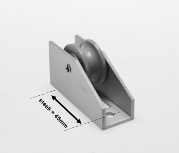 Doorvoerrol staaldraad of koord