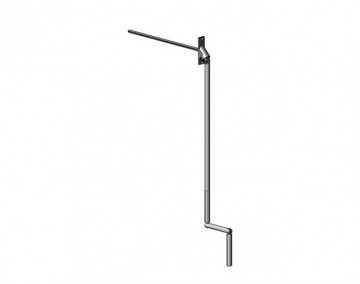 draaistang binnenbediening 90º met vierkante as