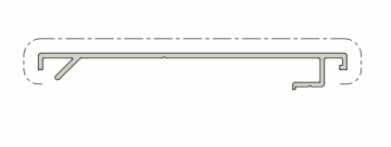 Muustrip zonwering afdekzijde