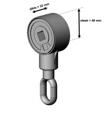 Oogwwerk 1 3 alu oog