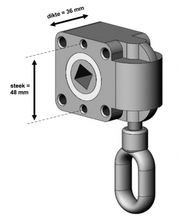 Oogwwerk 1 7 alu oog kort