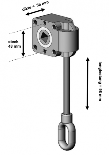 Oogwwerk 1 7 alu oog