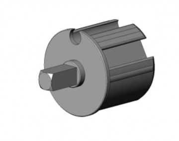 monoprop rond 63 mm voor oogwindwerk